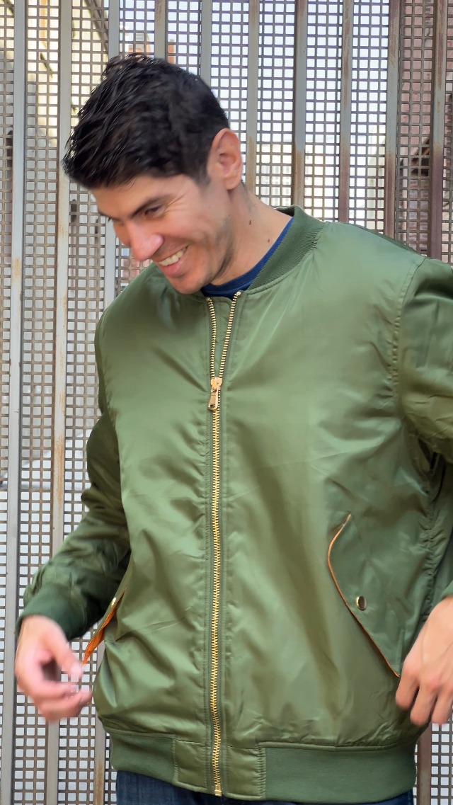 Amazon.com: Up and Away Medium-Weight MA-1 Flight Bomber Jacket in